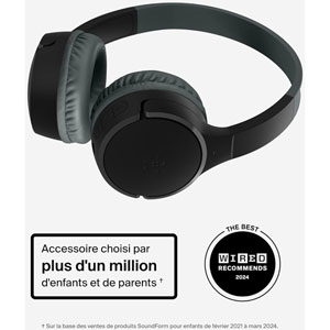 SoundForm Mini - Casque pour enfants / Noir