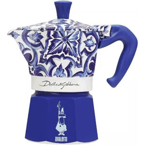 photo BIALETTI - cafetière moka - 6 tasses - Bleu