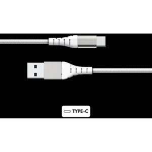 Force Power Lite USB A / USB C - 1.2m / Blanc