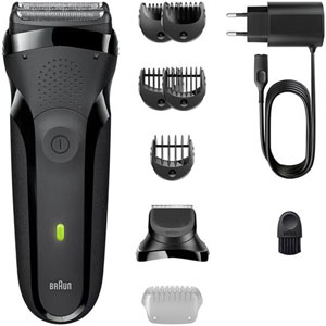 photo BRAUN Rasoir à grilles - Series 3 - 300BT