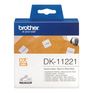 photo DK11221 - Étiquettes papier carrées