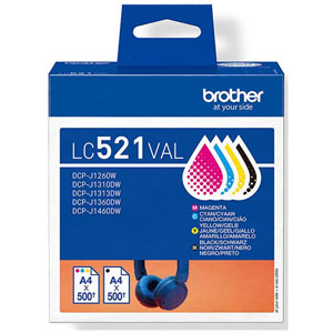 photo LC521VAL - Multipack CMYK / 500 pages