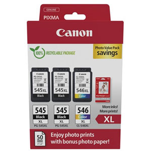 photo PG-545 XL Noir x 2 / CL-546XL Couleurs