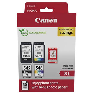 photo PG-545XL/CL-546XL - N/Couleurs - 400 pages