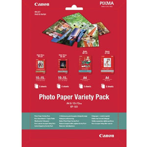 photo Pack variété photo 4×6p et A4 VP-101 - 20 feuilles