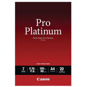 photo Papier photo Pro Platinum A4 PT-101 - 20 feuilles