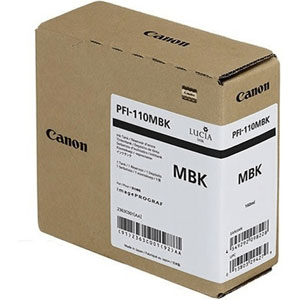 photo PFI-110MBK - Noir / 160ml