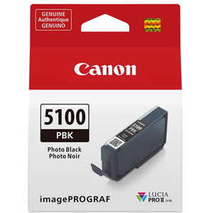 photo PFI-5100 PBK - Noir photo / 14.4ml