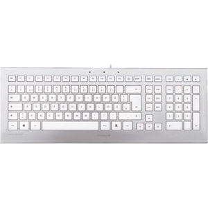 STRAIT Corded Keyboard Blanc grisé