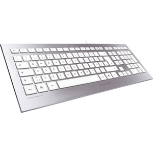 STRAIT Corded Keyboard Blanc grisé