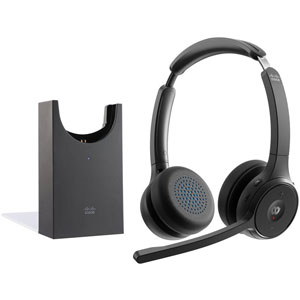 photo Headset 722 - Noir + support de chargement