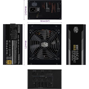 MWE GOLD v2 ATX 3.1 - 1050W / 80 PLUS Gold