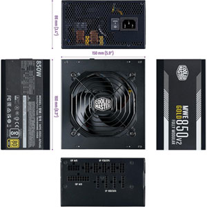 MWE GOLD v2 ATX 3.1 - 850W / 80 PLUS Gold