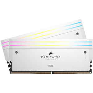 photo DOMINATOR TITANIUM RGB DDR5 6600MHz 2x 16Go CL32 W