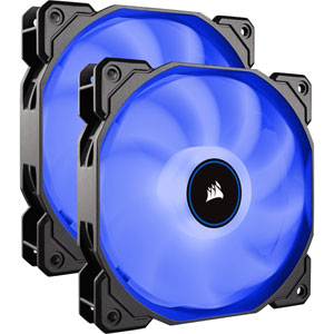 photo Air Series LED AF140 bleu 140 mm (Pack de 2)