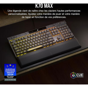 K70 MAX RGB - Gris acier (FR)