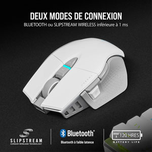 M65 RGB ULTRA WIRELESS - Blanc