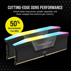 Vengeance RGB DDR5 5600MHz - 2 x 16Go / C40