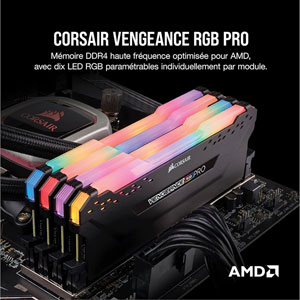 Vengeance RGB Pro DDR4 3600MHz - 2 x 32Go / C18