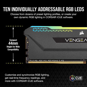 Vengeance RGB Pro SL DDR4 3200MHz - 2 x 16Go / C16