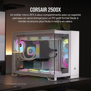 2500X Mid-Tower Dual Chamber - Blanc