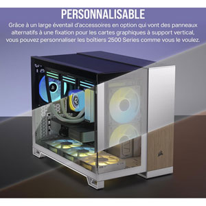 2500D AIRFLOW Mid-Tower Dual Chamber - Noir