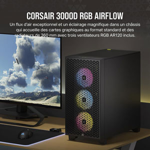 3000D RGB AIRFLOW - Noir