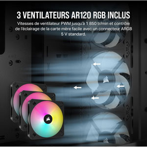 3000D RGB AIRFLOW - Noir