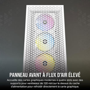 3000D RGB AIRFLOW - Blanc