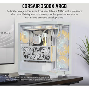3500X ARGB - Blanc