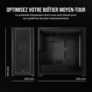 5000D CORE AIRFLOW - noir