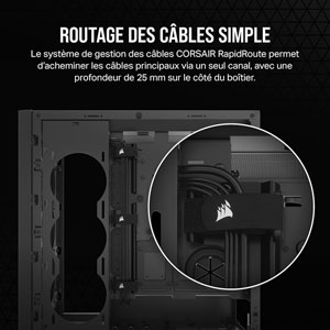 5000D CORE AIRFLOW - noir