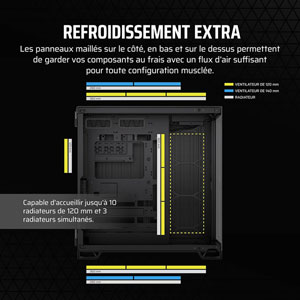 6500X Mid-Tower Dual Chamber - Noir / Obsidienne