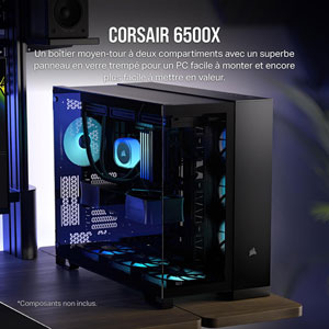 6500X Mid-Tower Dual Chamber - Noir