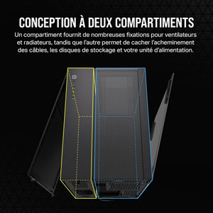 6500X Mid-Tower Dual Chamber - Noir