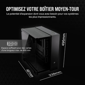 6500X Mid-Tower Dual Chamber - Noir