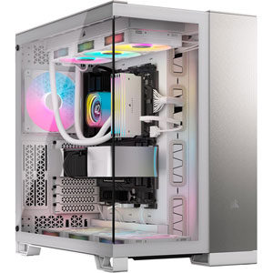 6500X Mid-Tower Dual Chamber - Blanc / Gris satiné
