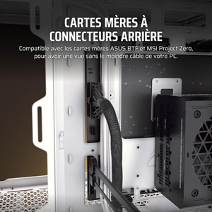 6500X Mid-Tower Dual Chamber - Blanc / Gris satiné