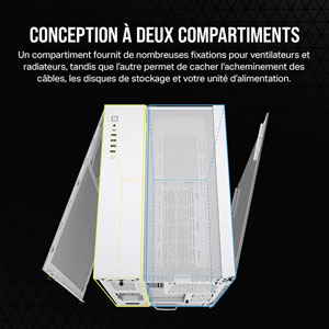6500X Mid-Tower Dual Chamber - Blanc