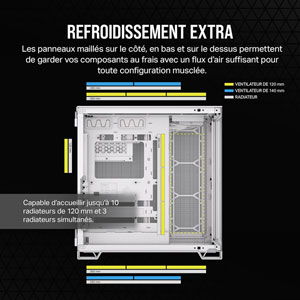 6500X Mid-Tower Dual Chamber - Blanc
