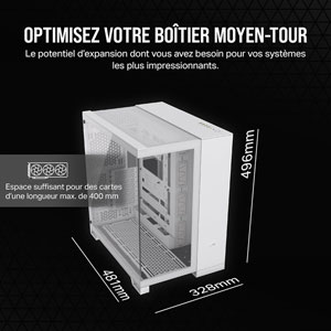 6500X Mid-Tower Dual Chamber - Blanc