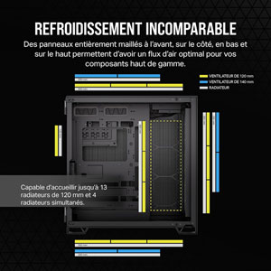 6500D AIRFLOW Mid-Tower Dual Chamber - Noir