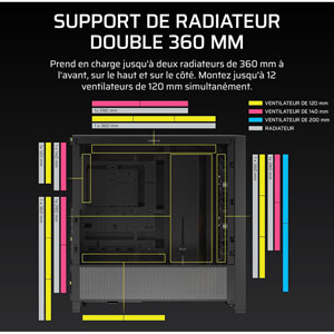 FRAME 4000D RS ARGB - Noir