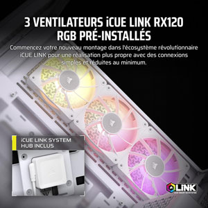 iCUE LINK 3500X RGB - Blanc