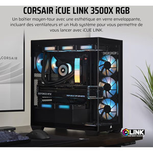 iCUE LINK 3500X RGB - Noir