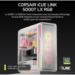 iCUE LINK 5000T LX RGB - Blanc