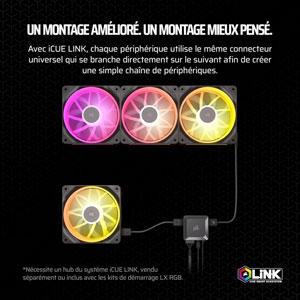 iCUE LINK LX120 RGB 120mm PWM Single Fan