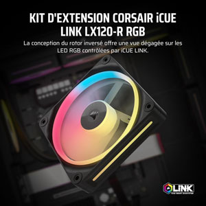 iCUE LINK LX120-R RGB 120mm PWM Reverse Fan
