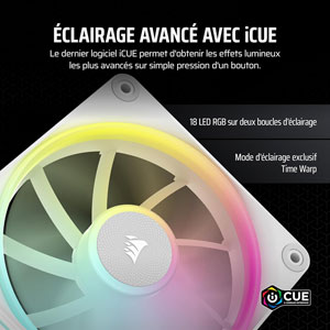 iCUE LINK LX140 RGB 140mm PWM Fan - Blanc