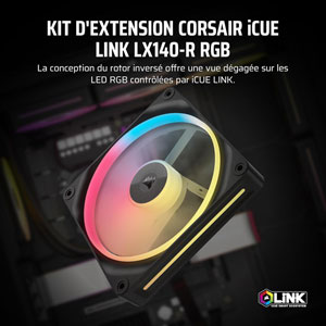 iCUE LINK LX140-R RGB 140mm PWM Reverse Fan